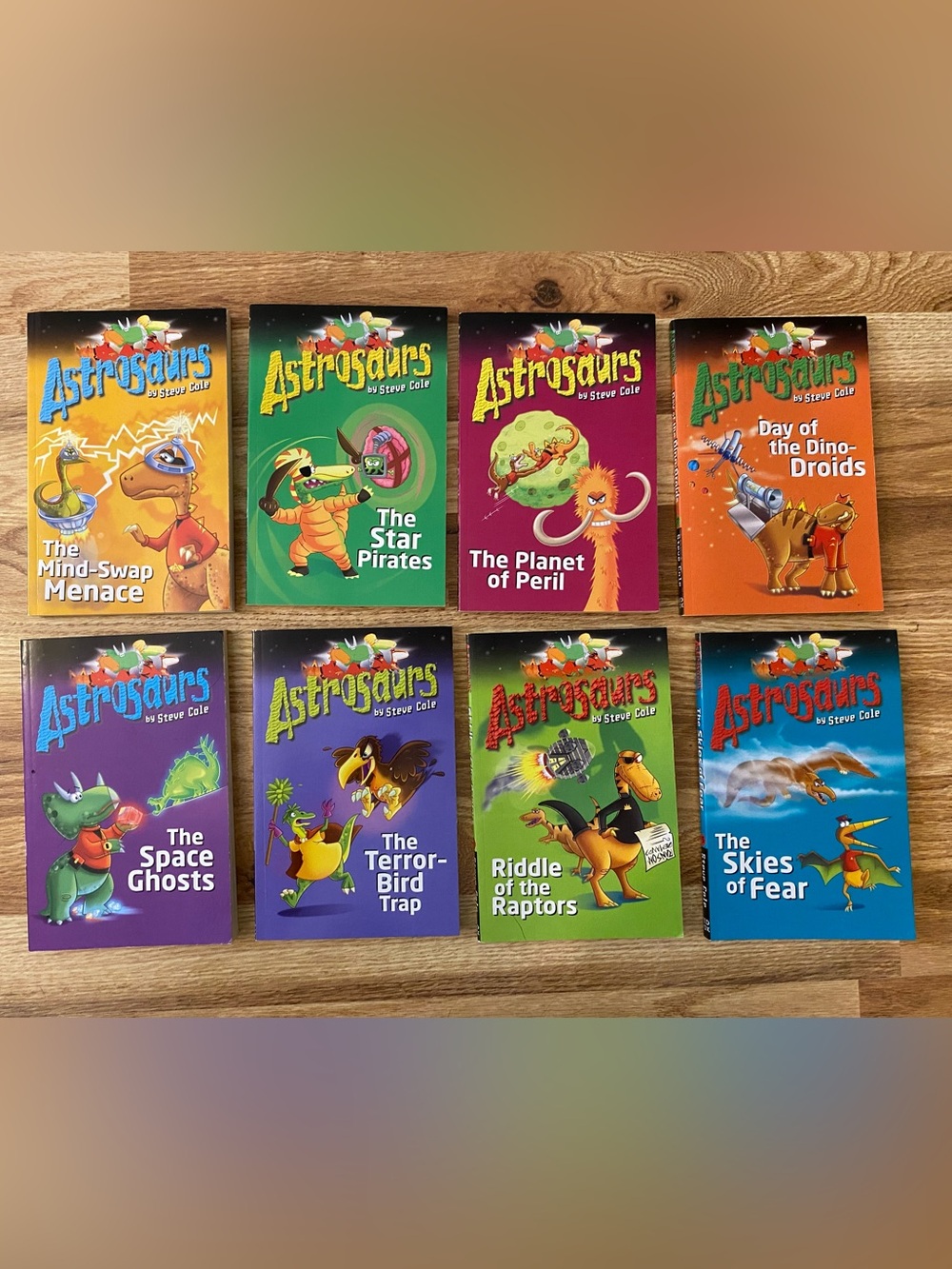 Astrosaurs Kids Book Set - Colorful Assorted Coverst 8 books